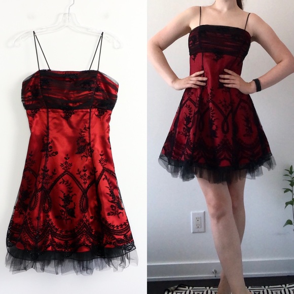 Morgan & Co. Dresses & Skirts - Morgan gothic vampire party dress lace up back 4 6